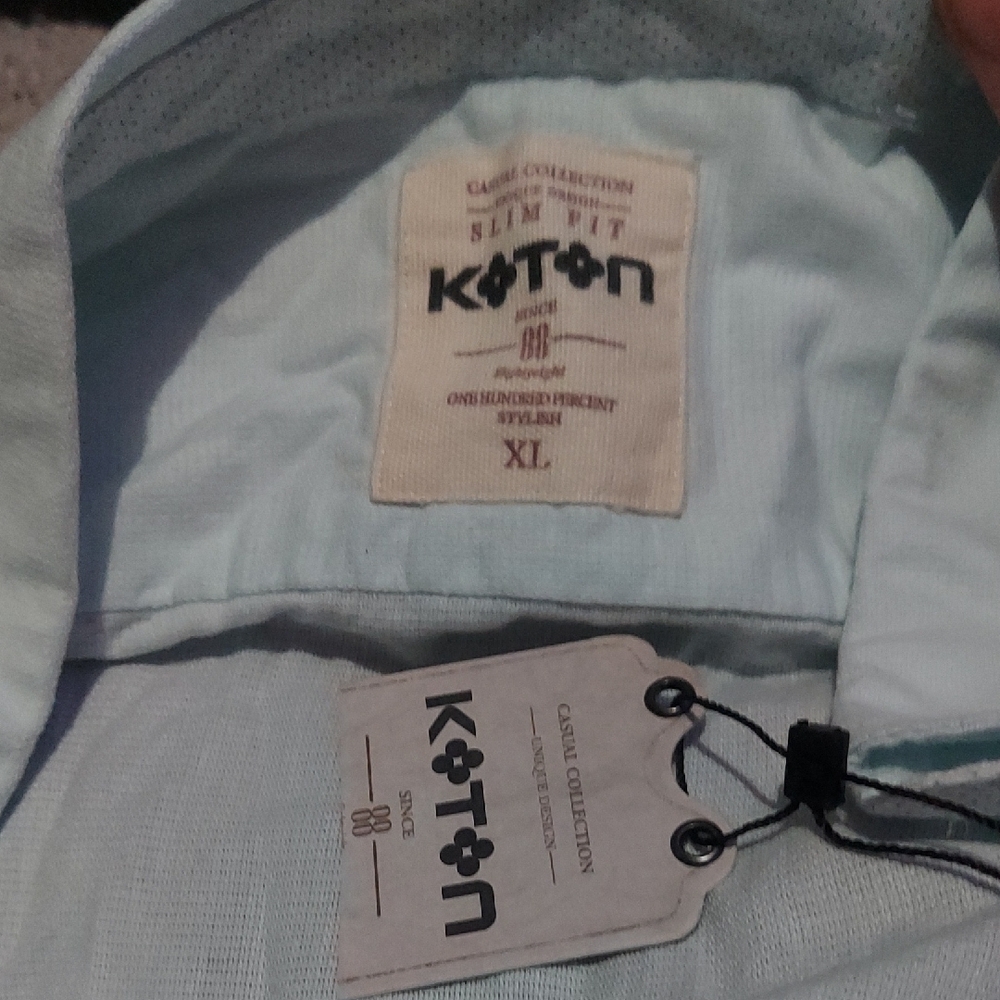 Nwt! Casual Button Up By Koton. Sz Xl